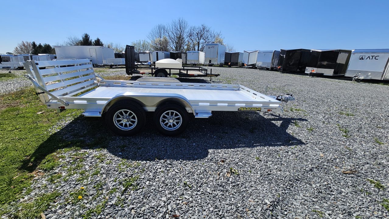 New 2027 Aluma 80X14TA-EL-BT--RTD Utility Trailer