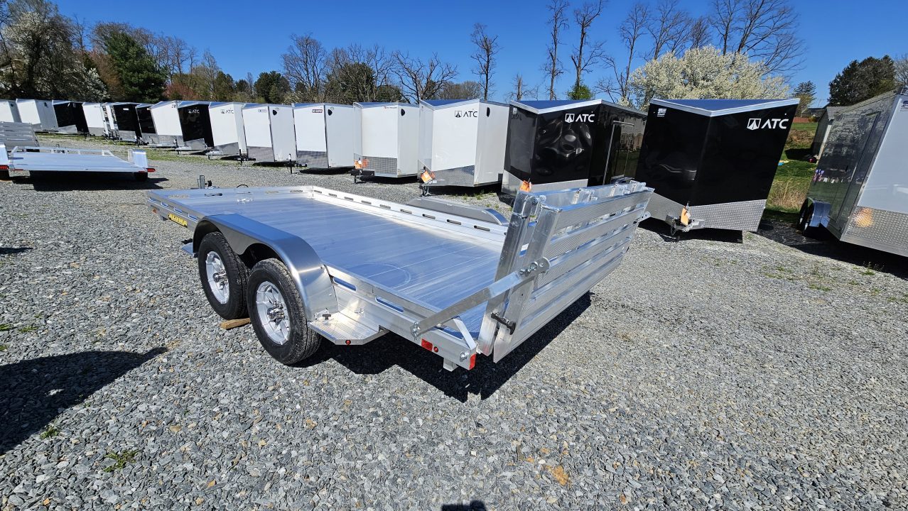New 2027 Aluma 80X14TA-EL-R BT--RTD Utility Trailer