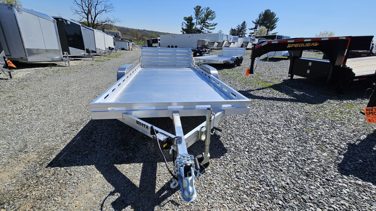 New 2027 Aluma 80X14TA-EL-R BT--RTD Utility Trailer