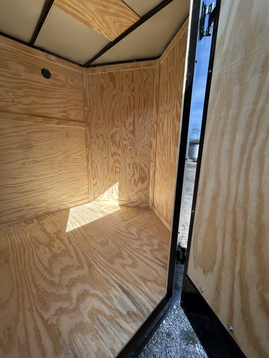 New 2026 Family Trailer 6x12 Tandem Axle Cargo / Enclosed Trailer- Screwless Exterior- Blackout pkg- Rear Spoiler- HD Axle