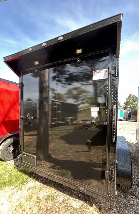 New 2026 Family Trailer 6x12 Tandem Axle Cargo / Enclosed Trailer- Screwless Exterior- Blackout pkg- Rear Spoiler- HD Axle