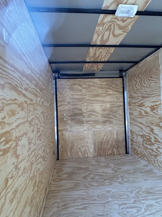 New 2026 Family Trailer 6x12 Tandem Axle Cargo / Enclosed Trailer- Screwless Exterior- Blackout Pkg- Rear Spoiler- HD Axle