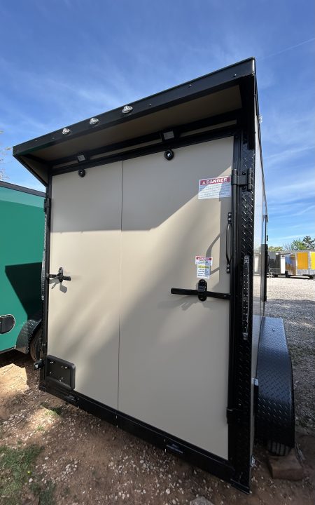 New 2026 Family Trailer 6x12 Tandem Axle Cargo / Enclosed Trailer- Screwless Exterior- Blackout Pkg- Rear Spoiler- HD Axle