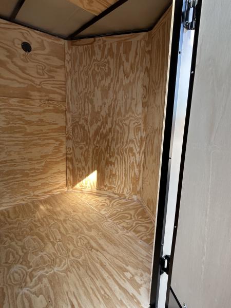 New 2026 Family Trailer 6x12 Tandem Axle Cargo / Enclosed Trailer- Screwless Exterior- Blackout Pkg- Rear Spoiler- HD Axle