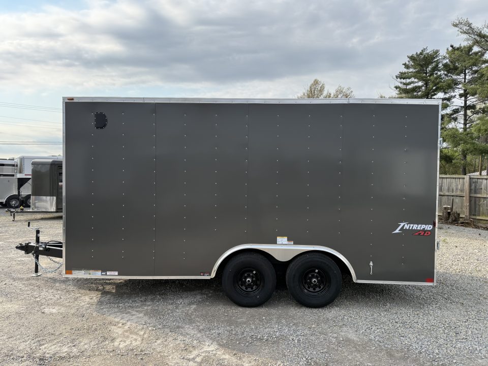 New 2026 Homesteader Trailer 8.5x16x7 Intrepid HD Swing Door Package Cargo / Enclosed Trailer