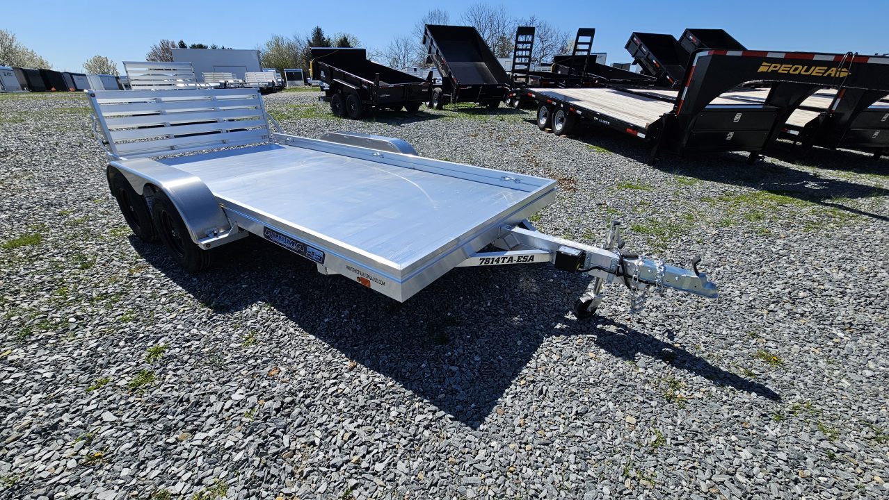 New 2027 Aluma 78X14TA ESA Utility Trailer
