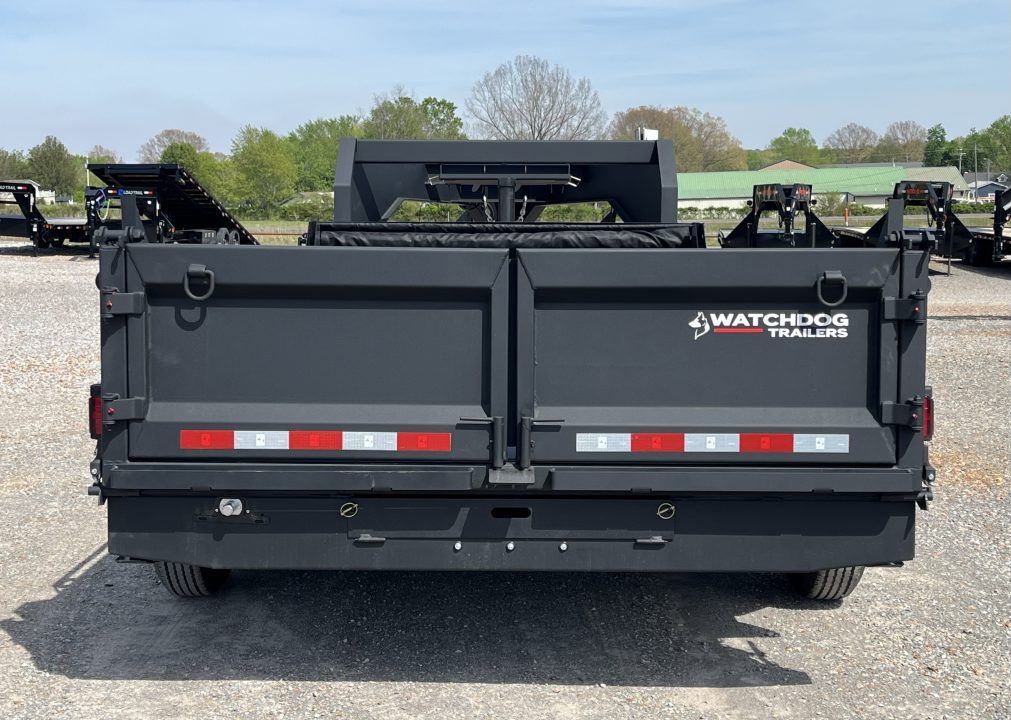 New 2026 Watchdog 7'x14' 14k Telescopic Gooseneck Dump Trailer