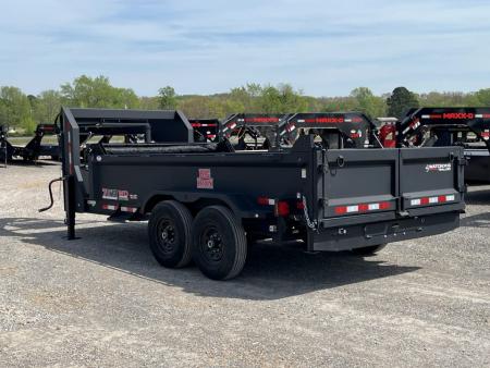 New 2026 Watchdog 7'x14' 14k Telescopic Gooseneck Dump Trailer