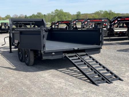 New 2026 Watchdog 7'x14' 14k Telescopic Gooseneck Dump Trailer