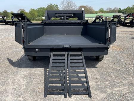 New 2026 Watchdog 7'x14' 14k Telescopic Gooseneck Dump Trailer