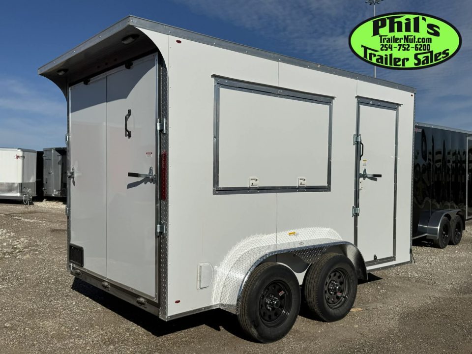 New 2026 7X12 CONCESSION TRAILER - VENDING TRAILER - T-SHIRT TRAILER