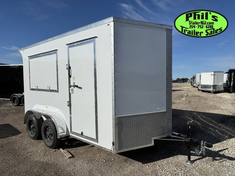 New 2026 7X12 CONCESSION TRAILER - VENDING TRAILER - T-SHIRT TRAILER