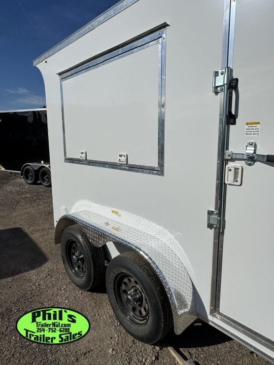 New 2026 7X12 CONCESSION TRAILER - VENDING TRAILER - T-SHIRT TRAILER