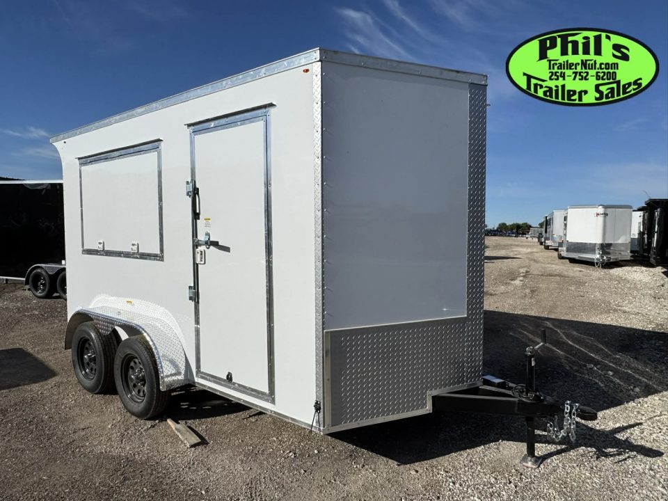 New 2026 7X12 CONCESSION TRAILER - VENDING TRAILER - T-SHIRT TRAILER