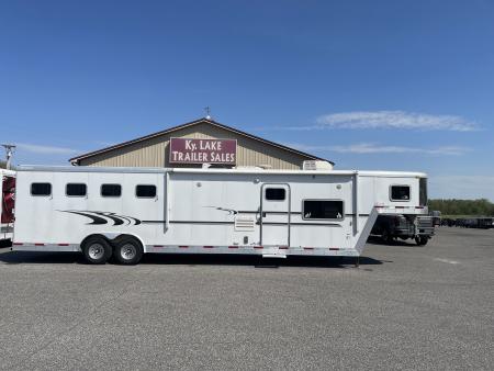 Used 2005 Exiss Trailers 8414- SLIDE OUT Horse Trailer