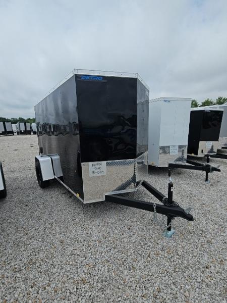 New 2026 Cargo Express 5 x 10 EX DLX Flat Top V-Nose 3K Cargo / Enclosed Trailer