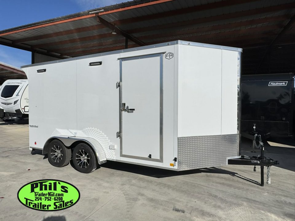 New 2026 Continental Cargo 7X14 V-NOSE MOTORCYCLE TRAILER ELECTRICAL PACKAGE & UPGRADED .080 SCREWLESS EXTERIOR ENCLOSED TRAILER CARGO TRAILERS Motorcycle Trailer