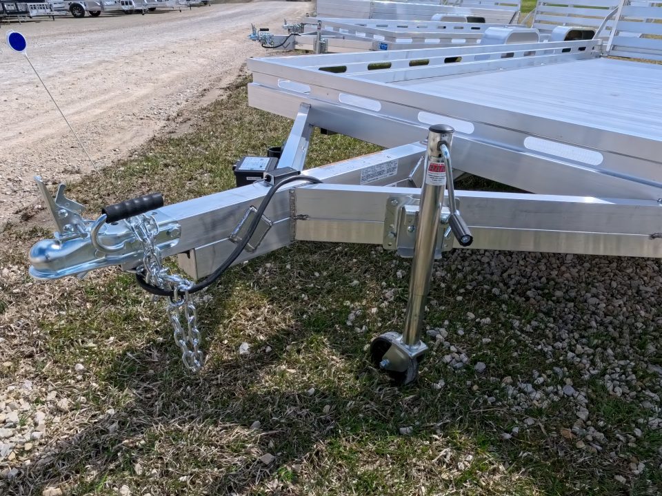 New 2027 Aluma 80x14 Aluminum, Single Axle Utility with Electric Brakes & Bi-Fold Tailgate, 4,250lb GVWR