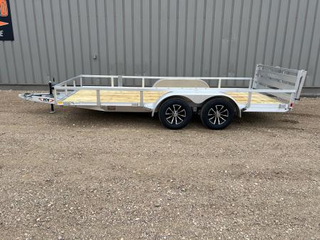 New 2026 H&H Trailers 16' Tandem Aluminum Utility Utility Trailer