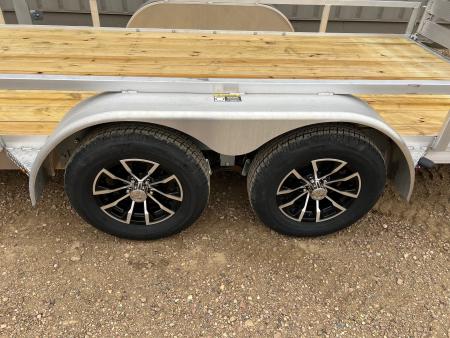 New 2026 H&H Trailers 16' Tandem Aluminum Utility Utility Trailer