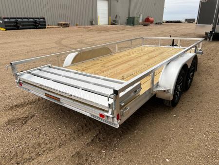New 2026 H&H Trailers 16' Tandem Aluminum Utility Utility Trailer