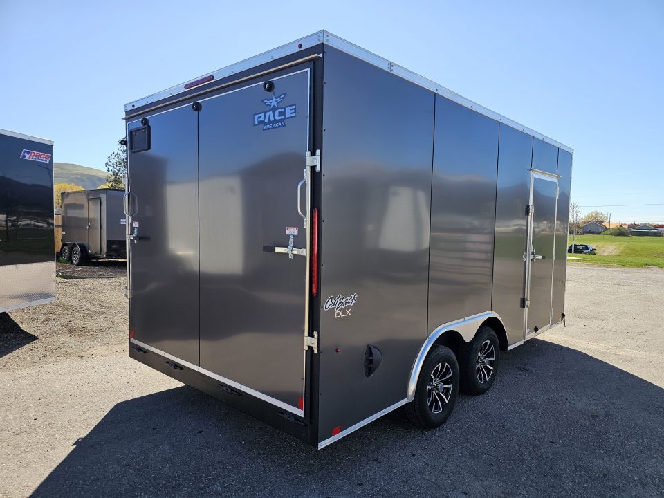 New 2026 Pace Outback DLX 8.5x16 Enclosed Cargo Trailer