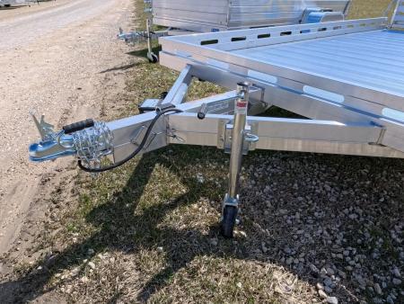 New 2027 Aluma 80x14 Aluminum, Single Axle Utility with Electric Brakes & Bi-Fold Tailgate, 4,250lb GVWR