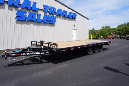 New 2026 PJ Trailers T8 22ft Tilt Equipment Trailer
