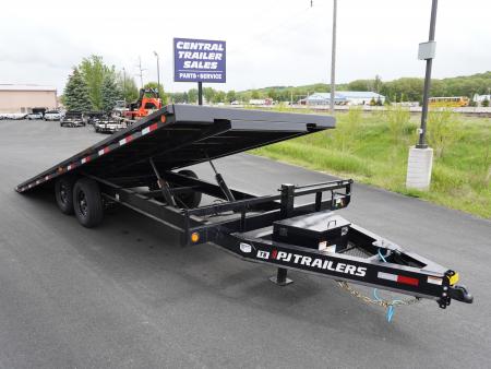 New 2026 PJ Trailers T8 22ft Tilt Equipment Trailer