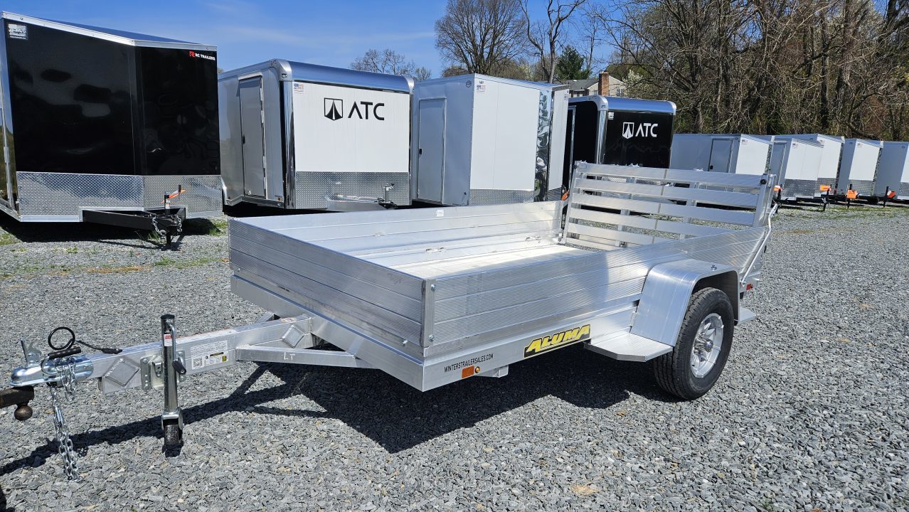New 2027 Aluma 68X10 H S BT Utility Trailer