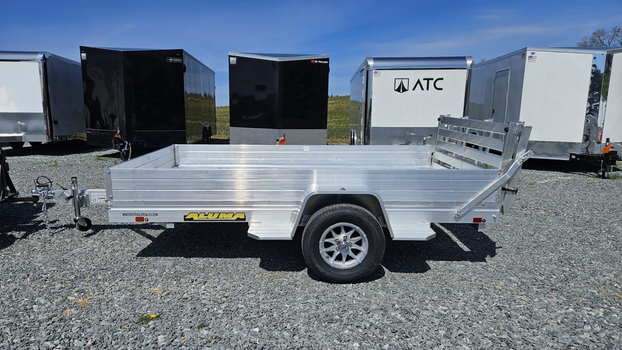 New 2027 Aluma 68X10 H S BT Utility Trailer