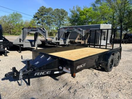 New 2026 Rice Trailers 14' X 82  Tandem Stealth Utility Trailer