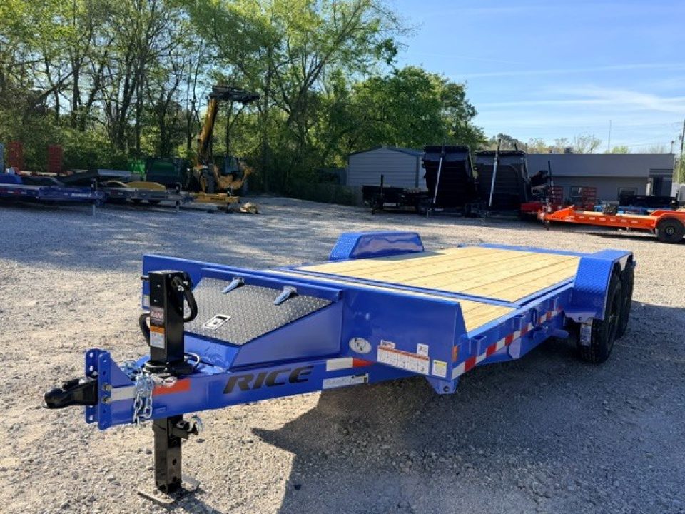 New 2026 Rice Trailers 20' X 82" Partial Tilt Equipment Trailer