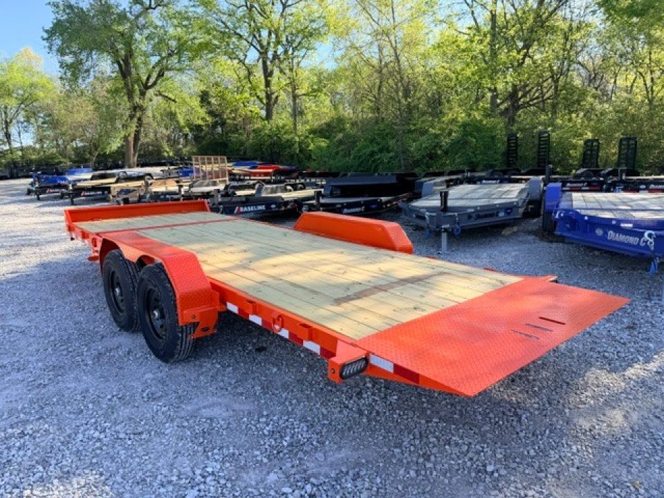 New 2026 Rice Trailers 20' X 82" Partial Tilt Equipment Trailer