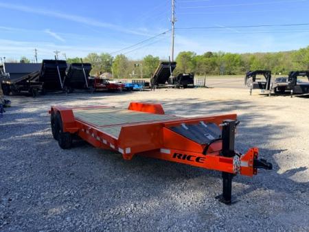 New 2026 Rice Trailers 20' X 82" Partial Tilt Equipment Trailer