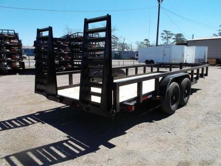 New 2026 J&C Trailers 83x20 14K Utility Trailer / 7K Axles / 3" Square Tubing / 5ft Stand Up Ramps
