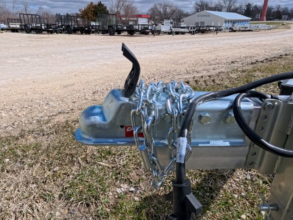 New 2027 Aluma 82 x 16 Tilt ,Tandem Axle Utility Trailer with Electric Brakes, 14" Aluminum Rims and 7K GVWR