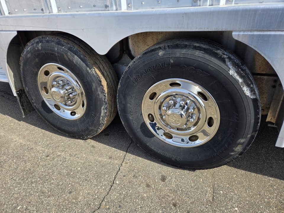 Used 2021 Wilson 24ft Rand Hand Stock Trailer