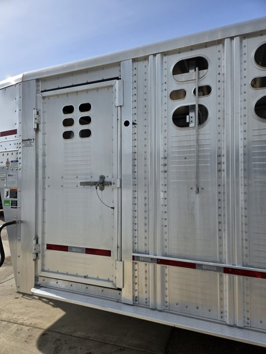 Used 2021 Wilson 24ft Rand Hand Stock Trailer