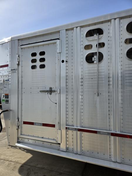 Used 2021 Wilson 24ft Rand Hand Stock Trailer