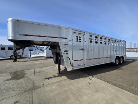 Used 2021 Wilson 24ft Rand Hand Stock Trailer