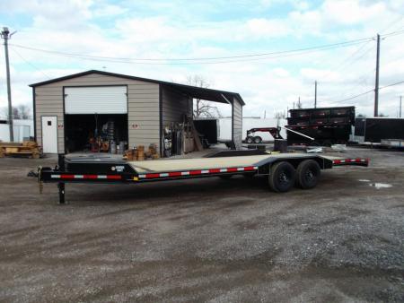 New 2026 J&C Trailers 102x20 12K Car Hauler / Equipment Hauler / 6K Axles / Drive Over Fenders / C-Channel Stow Away Ramps Car Hauler