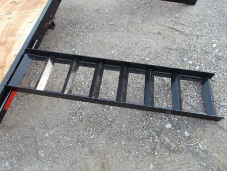 New 2026 J&C Trailers 83x20 Utility Trailer / Lowboy Trailer / 5ft Slide Out Ramps / Electric Brakes / 2" Bulldog Coupler / Heavy Duty Pipetop