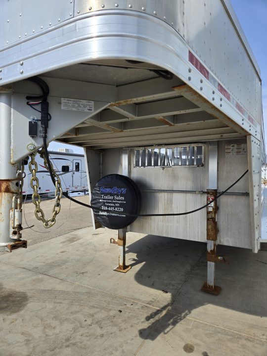 Used 2024 Featherlite 32ft 8127 Stock Trailer