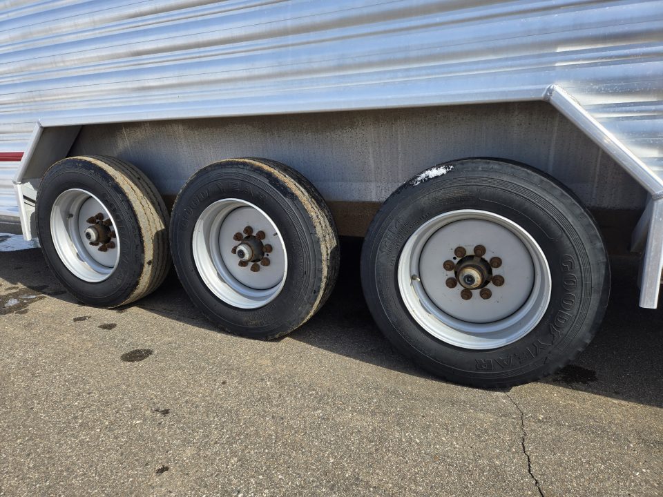 Used 2024 Featherlite 32ft 8127 Stock Trailer