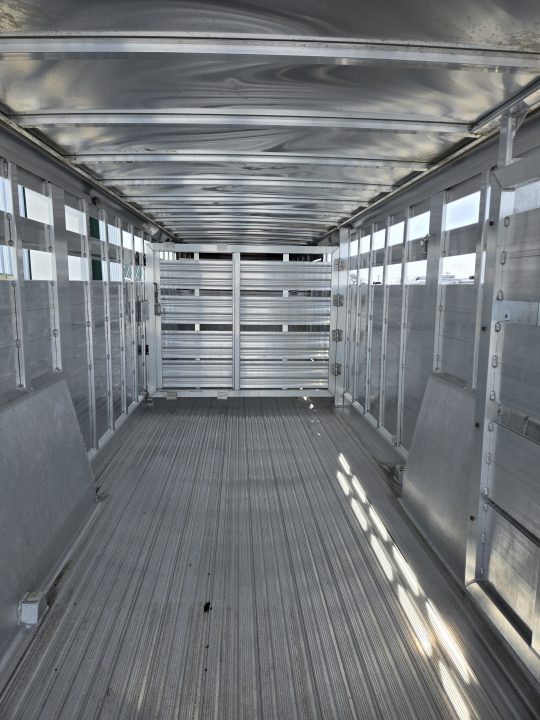 Used 2024 Featherlite 32ft 8127 Stock Trailer