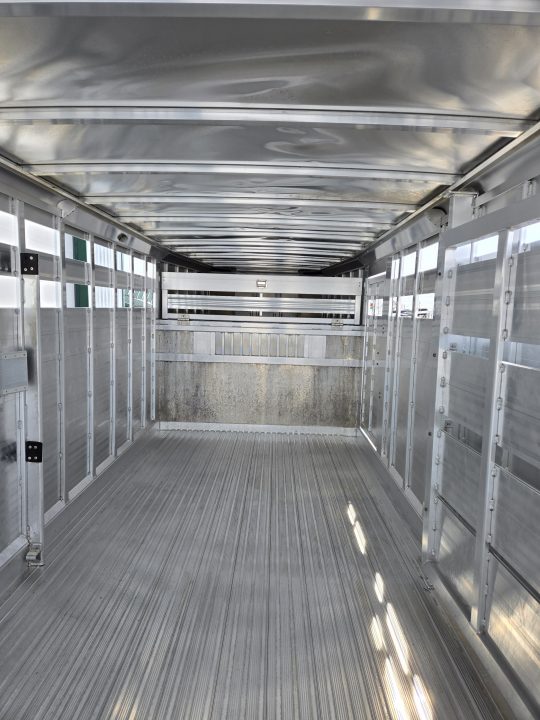 Used 2024 Featherlite 32ft 8127 Stock Trailer