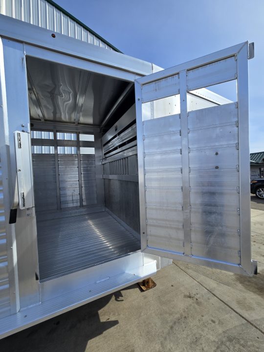 Used 2024 Featherlite 32ft 8127 Stock Trailer