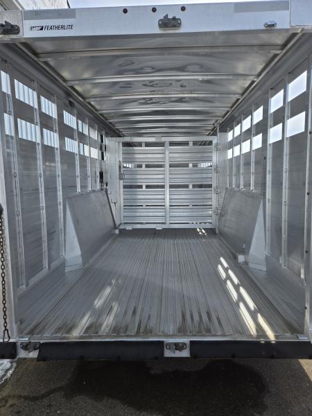Used 2024 Featherlite 32ft 8127 Stock Trailer