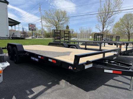 New 2026 Sure-Trac 7X20 (18+2) C-Channel Wood Deck Car Hauler